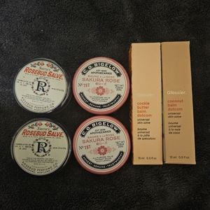 Smiths C.O. Bigelow Salve Rose Sakura Rose Glossier Universal Salve Original